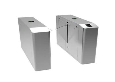 China Electrical Retractable Flap Barrier Gate , Supermarket / Subway Turnstile for sale
