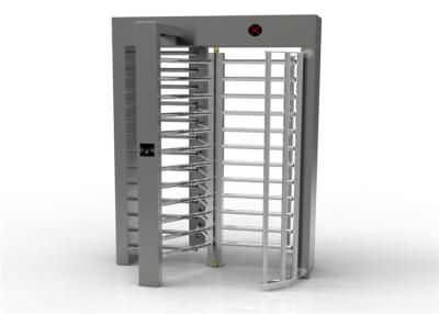 China 316SS Pedestrian Rotating Full Height Turnstile With LED Direction Indicators for sale