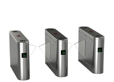 China Biometric barcode scanner tripod turnstile gate , RFID access control turnstiles for sale