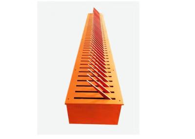 China Roadway Safety Speed Hump Traffic Spike Barrier Iron Flush Mounting for sale