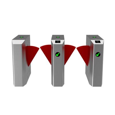 China BLDC Motorized Speed Gate Turnstile Retractable Flap Barrier Gate for sale