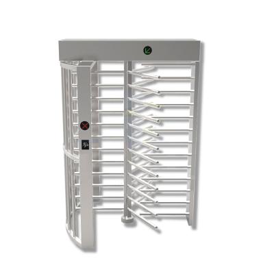 China DC Servo Motor Mechanism full Automatic Entrance Control System SS304 Full Height Turnstile for sale