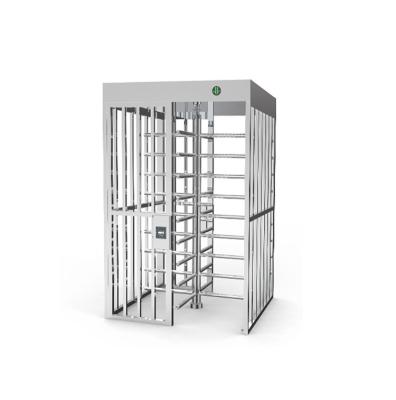 China High Security Single Lane Full Height Turnstile Access Control 90 Degree Rotor Shaft for sale