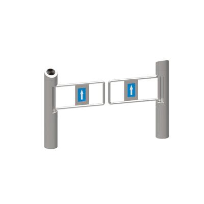 China Dry Contact Swing Turnstile Gate Brushed Stainless Steel Anti Breakthrough for sale