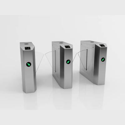 China ESD Flap Barrier Turnstile Anti Static Automatic Turnstile Gate For Factory Entrance for sale