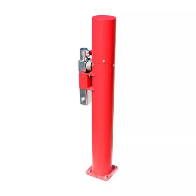 China Light Weight 2.5 Meter Automatic Parking Barrier Gate Dc12v 24v Round Pole for sale