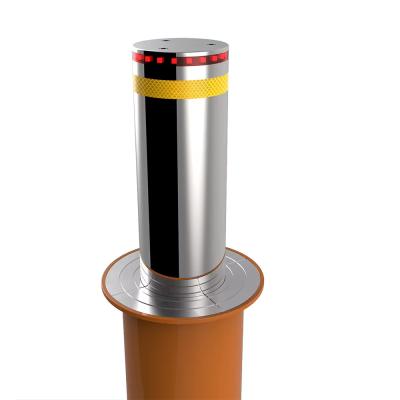 China Custom Retractable Security Bollards 219mm Diameter 600mm Height 6mm Thickness for sale