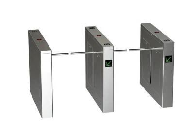 China Flow Access Control Turnstile Barrier Gate Fingerprint Face Recognition System With Single Arm for sale