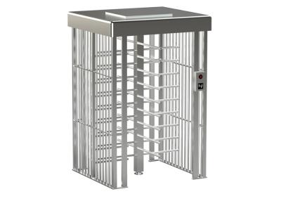 China 40W Unidirectional LED Display Full Height Barriers 4 Sections Turnstiles Full Height for sale