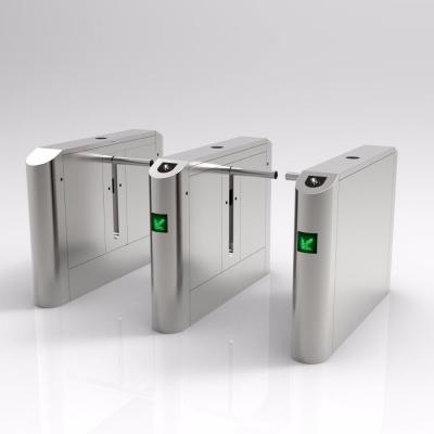 China Centre Single Arm Security Turnstile Gate Member Control Biometric Recognition for sale