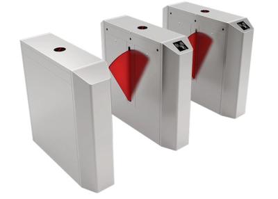 China Face Recognition IP44 45W Pedestrian Entrance Flap Barrier for sale