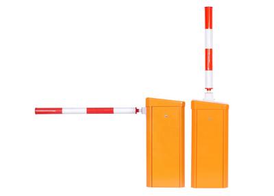 China Solar Panel 24V DC 0.6s 6m Boom Automatic Barrier Gate 50W for sale