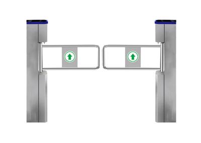 China SUS304 DC24V Swing Barrier Turnstile RS232 With LED Indicator for sale