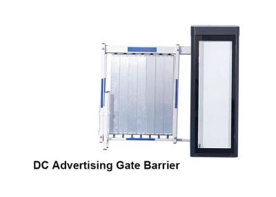 China DC 200w 3s speed black color housing Automatic Advertising Traffic Barrier Gate for sale