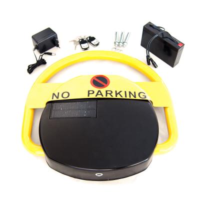 China 390mm Rising Car Parking Lock Rechargeable Battery Solar Panel IP65 for sale