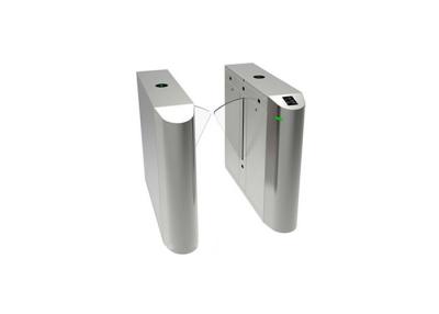 China 600mm Width 100W Acrylic Wing Flap Barrier Turnstile for sale