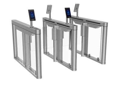 China Biometric Vertical Turnstile Gate SS304 Case Transparent Acrylic Arm for sale