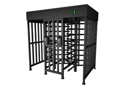 China QR Reader Full Height Turnstile Bi Directional Dual Lane 1.5mm Thickness 2000mA for sale