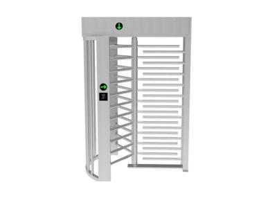 China Pedestrian Access Control Semi Automatic Revolving Full Height Turnstile for sale