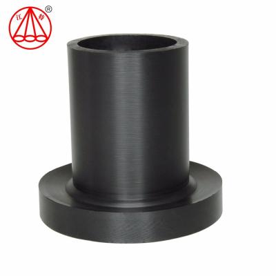 China HDPE Butt Fusion Stub Flange / Stub End / Flange Adaptor ,total raw matrial ,black normally for sale