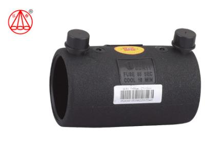China HDPE Electrofusion Coupler / Coupling ,total raw matrial ,normal in black for sale