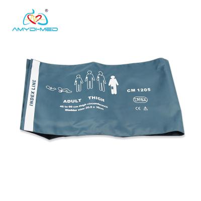 China Adult Thigh Reusable NIBP Cuff Single Tube For Hospital / General Care for sale