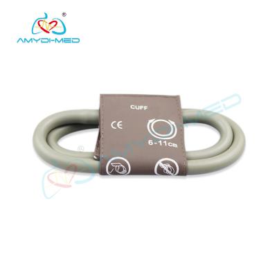 China Infant Single Tube Reusable NIBP Cuff For Blood Pressure 10-19 Cm Compatible for sale