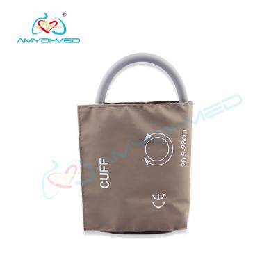 China 20.5- 28cm Reusable NIBP Cuff PU Jacket Material Medical Monitoring Device for sale