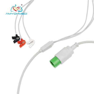 China Medical Patient Monitor ECG Lead Cable Compatible Spacelabs 90496 Ultraview Module for sale