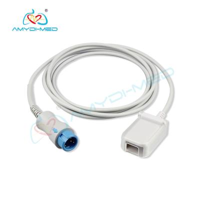 China 7 material reutilizable de la longitud TPU del cable los 2.4M del Pin Mindray Spo2 para el monitor paciente en venta
