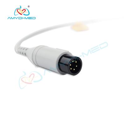 China Reusable Spo2 Adapter Cable Compatible 6 Pin With 12 Month Warranty for sale