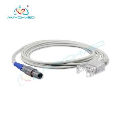 China 6 Pin Mindray Spo2 Extension Cable 2.4m Cable Length For Patient Monitor for sale