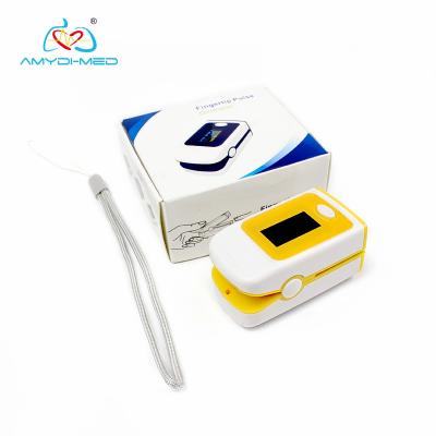 China Amydi-med Multi languages Portable colorful Fingertip Pulse Oximeter LED&OLDED-SPO2, PR,PI for sale