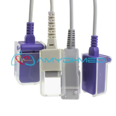 China 2.4m TPU Spo2 Adapter Cable Spo2 Extension Cable Compatible Nellcor Mindray Masimo for sale