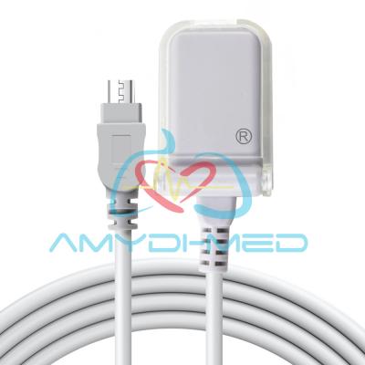 China USB Mini 9Pin 1m Spo2 Extension Cable Reusable Gray Color For USB Plug Monitor for sale