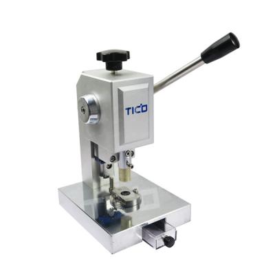China Manual Coin Cell Disc Cutter Laboratory Desktop Disc Punching Machine for sale