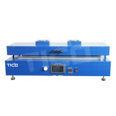 China 220V Battery Vacuum Film Coater Top Heating Tape Casting Equipment 800mm Adjustable for sale