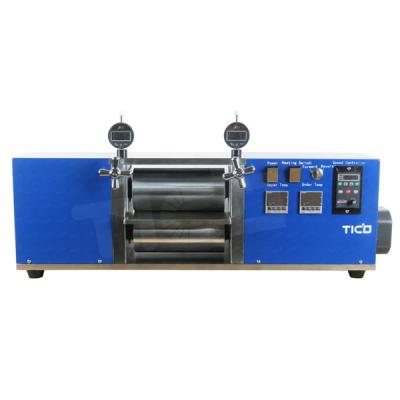 China Heat Rolling Calendering Equipment for Polymer Pouch Battery Making with 250mm Width Roller for sale