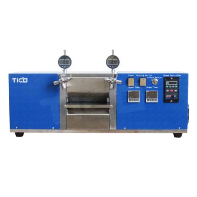 China Heating Rolling Press Calender with 200mm Width Roller for Pouch Battery Lab Research for sale