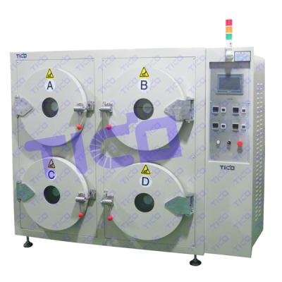 China Battery Electrode Vacuum Drying Machine Four Doors Circular 30KW for sale