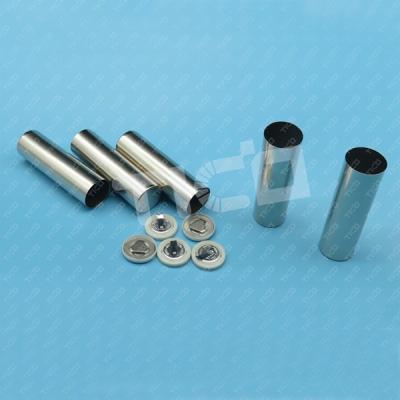 China 21700 Button Cell Battery Components Stainless Steel Cylindrical Cell Cases for sale