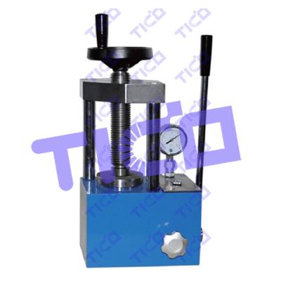 China 15 Ton Lab Single Punch Hydraulic Pressing Machine For KBr Sample Pressing Equipment for sale