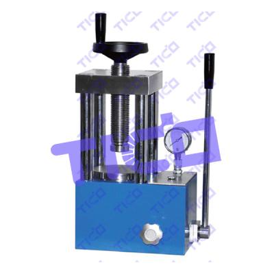 China Máquina hidráulica de la prensa de la tableta de la moneda de la célula de laboratorio del manual compacto del equipo en venta