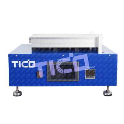 China Touch Screen Controlled 300mm Film Coating Machine With Bottom Heating Device for sale