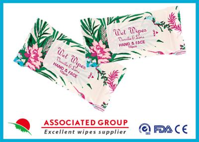 China Lenço de papel molhado da higiene pessoal para a cara, limpezas femininos de Unscented à venda