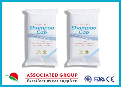 China Comfort Rinse Free Shampoo Cap Alcohol Free Shampoo And Conditioner Cap for sale