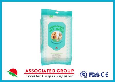 China Biodegradable Dog Face Wipes Preservative Free With Sanitizing for sale