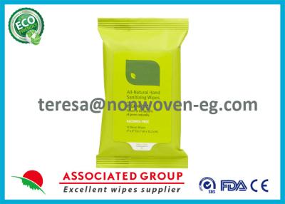 China Clean Individually Packaged Hand Wipes Antibacterial Travel Size for sale