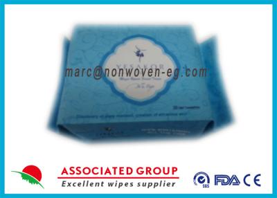 China Unscented Female Hygiene Wipes Face Wipes For Sensitive Skin for sale