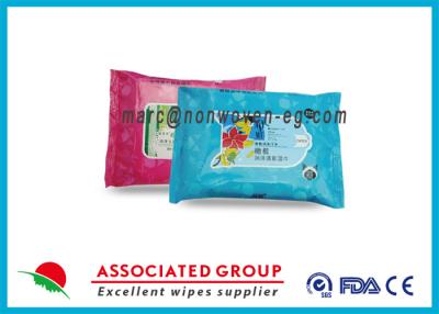 China Organic Makeup Remover Wipes Feminine Hygiene 100% Rayon Without Alcohol for sale
